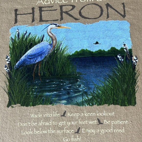 Advice from Nature Tops - Heron T-shirt